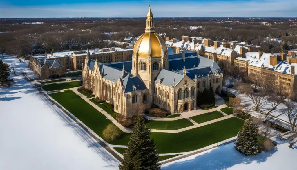 University of Notre Dame in Indiana