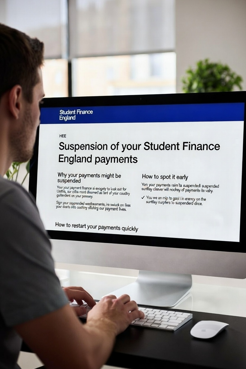 Student Finance England Suspension: Why It Happens, How To Spot It Early, And Restart Payments Fast