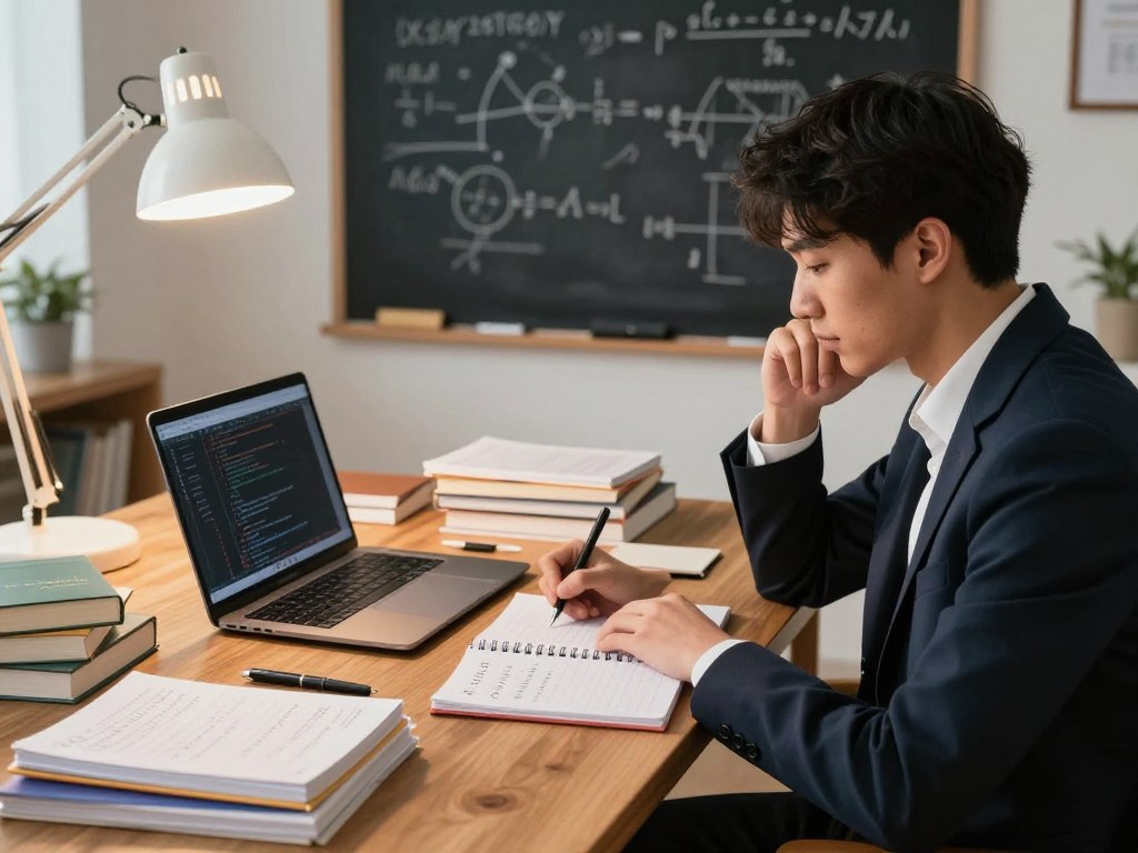 study for university exams STEM